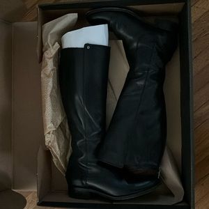 Frye boots - Melissa stud back zip knee high leather boots